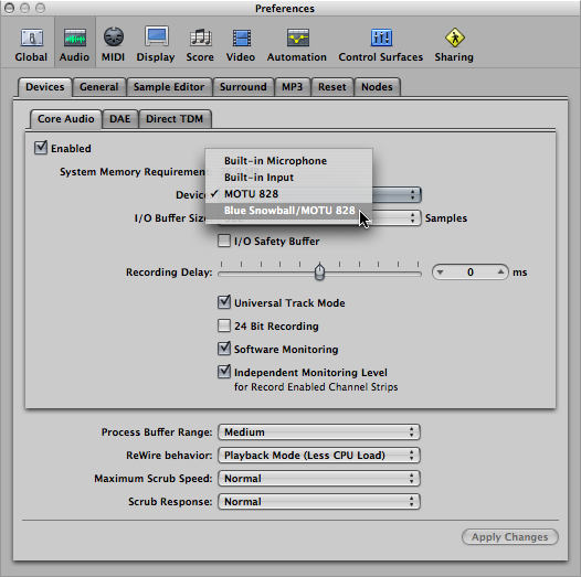 Core Audio Devices